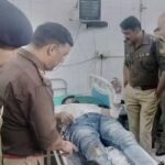 देर रात पुलिस से मुठभेड़ दौरान बदमाश के पैर में लगी गोली,अस्पताल में भर्ती