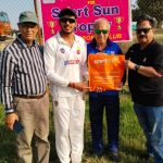 ऑल इंडिया राजपति मिश्रा मेमोरियल क्रिकेट के उद्घाटन मुकाबले में गोल्डन हॉक क्लब की टीएनएम अकादमी पर शानदार जीत