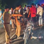 दो मोटरसाइकिलों की आमने-सामने की भिड़ंत,तीन दोस्तों की दर्दनाक मौत,दो घायल
