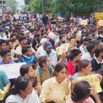 उत्तराखंड बेरोजगार संघ का सचिवालय कूच, धरने पर बैठे प्रदर्शनकारी