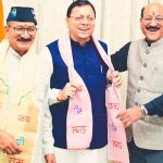मुख्यमंत्री धामी से स्वास्थ्य मंत्री सुबोध उनियाल एवं विधायक किशोर उपाध्याय ने की भेंट